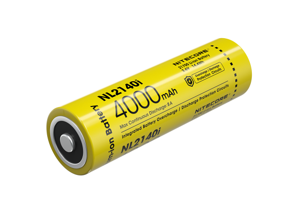 Nitecore Li-Ion Akku 21700. 4000mAh, NL2140i