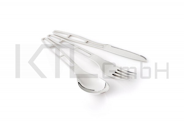 GSI Outdoors Glacier Stainless Besteck, 3-teilig