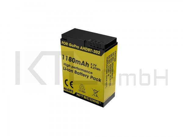 Nitecore NLGP3 Li-Ion Akku für GoPro Hero3/3+